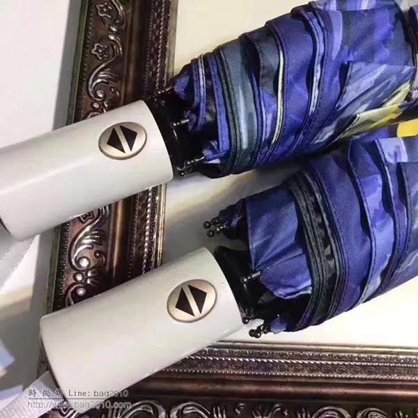 LV路易威登傘 專櫃夏季新款 全自動折疊晴雨傘 梵高經典油畫 防曬隔熱 防紫外線  zm1030